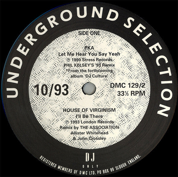 Various : Underground Selection 10/93 (12")