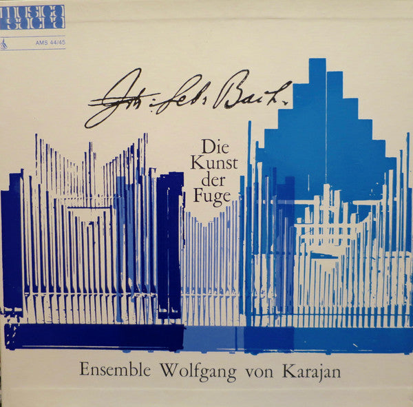 Johann Sebastian Bach - Ensemble Wolfgang Von Karajan : Die Kunst Der Fuge BWV 1080 (2xLP, Mono + Box)