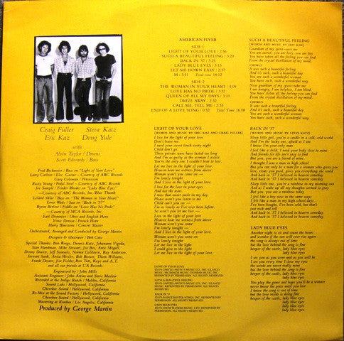 American Flyer : American Flyer (LP, Album)