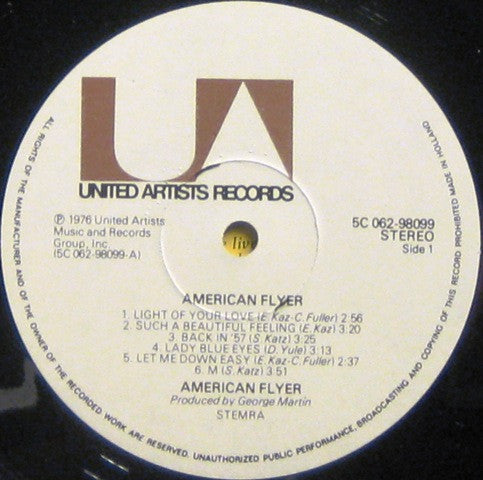 American Flyer : American Flyer (LP, Album)
