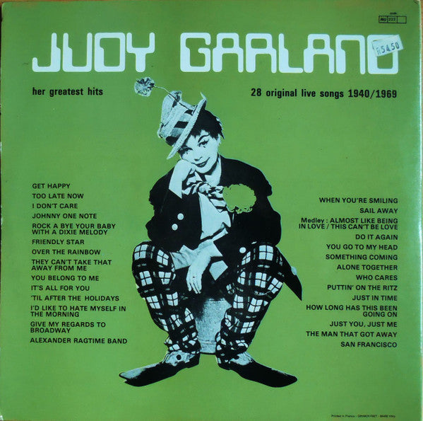 Judy Garland : Her Greatest Hits - 28 Original Live Songs 1940/1969 (2xLP, Comp)