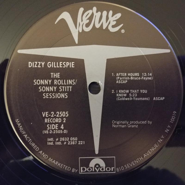 Dizzy Gillespie : The Sonny Rollins/Sonny Stitt Sessions (2xLP, Comp, Gat)