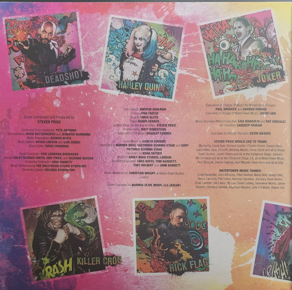 Steven Price : Suicide Squad (Original Motion Picture Score) (2xLP, Num, Gat)