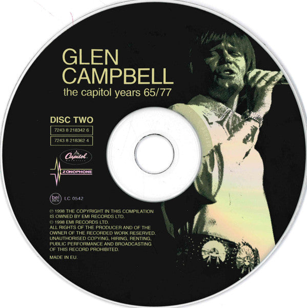 Glen Campbell : The Capitol Years 65/77 (2xCD, Comp, EMI)