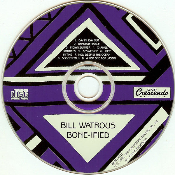 Bill Watrous : Bone-ified (CD, Album)
