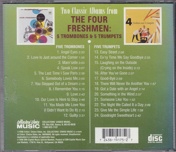 The Four Freshmen : 5 Trombones & 5 Trumpets (CD, Comp, RE)