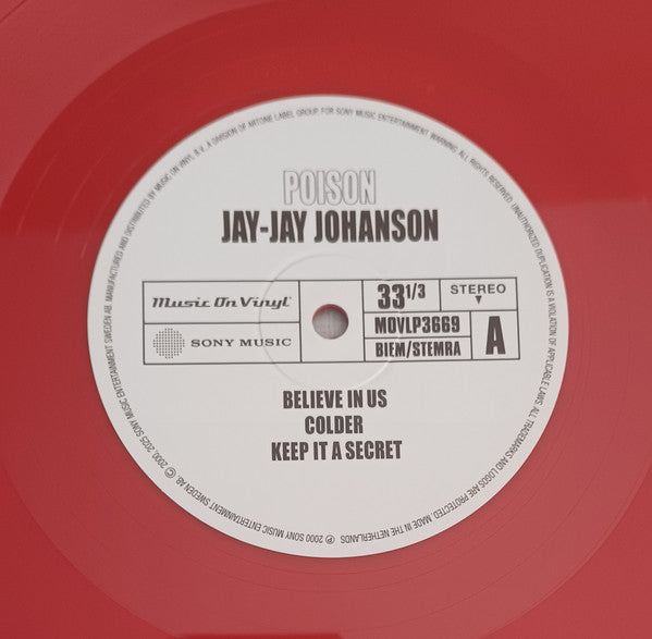 Jay-Jay Johanson : Poison (2xLP, Ltd, RE, Red)
