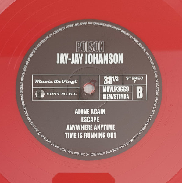 Jay-Jay Johanson : Poison (2xLP, Ltd, RE, Red)