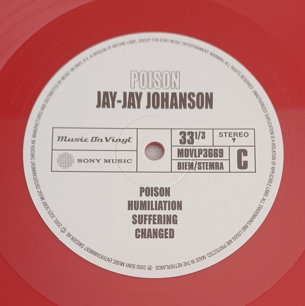 Jay-Jay Johanson : Poison (2xLP, Ltd, RE, Red)