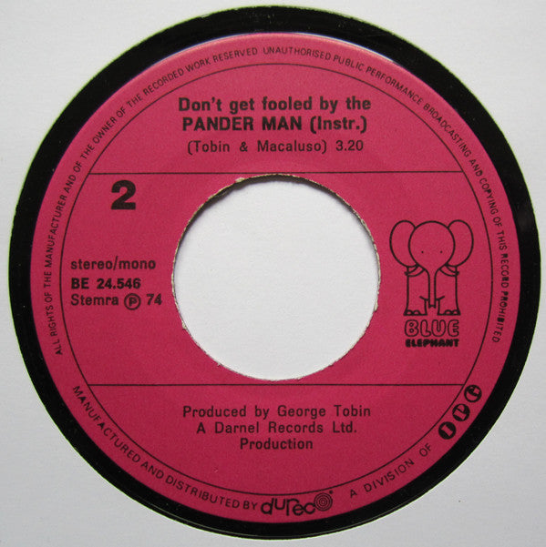 Brinkley & Parker : Don't Get Fooled By The Pander Man (7", Single)