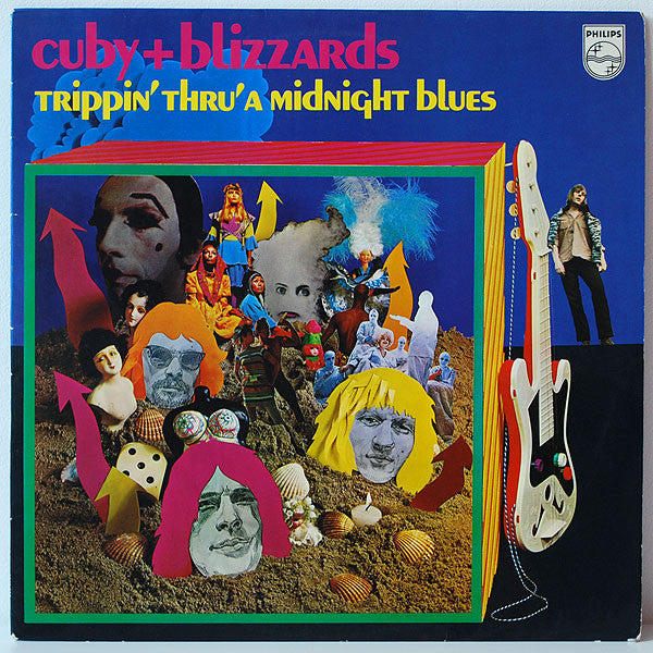 Cuby + Blizzards : Trippin' Thru' A Midnight Blues (LP, Album, RE)