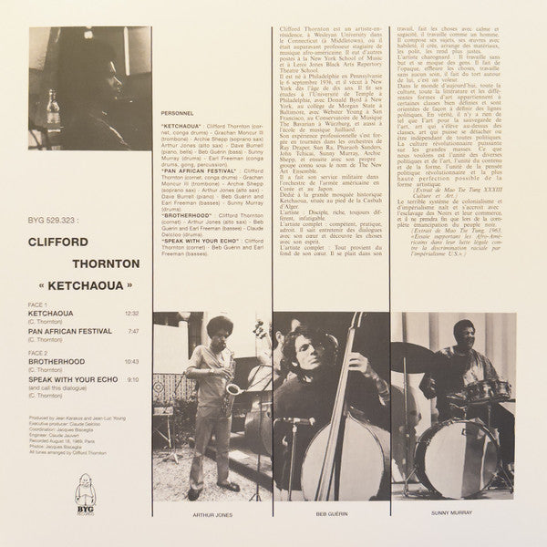Clifford Thornton : Ketchaoua (LP, Album, Ltd, RE, RM, 180)