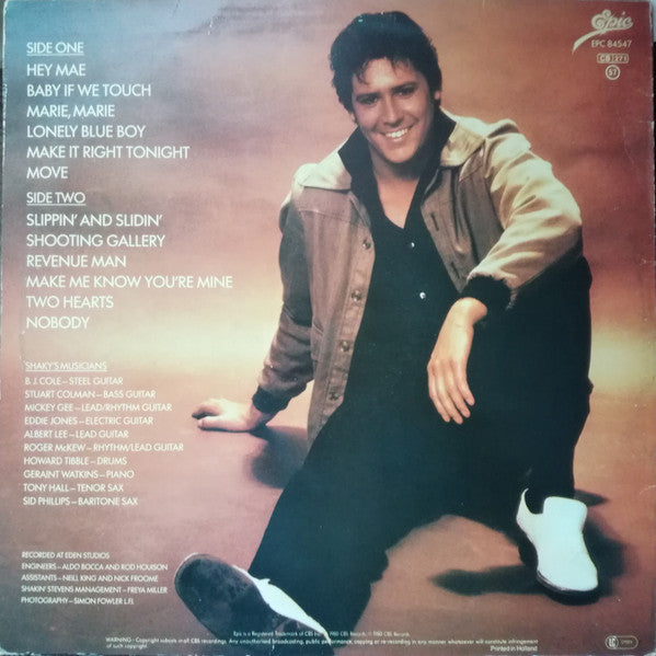 Shakin' Stevens : Marie Marie (LP, Album)
