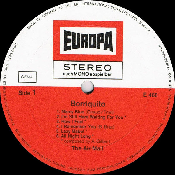 The Air Mail : Borriquito (LP, Album)