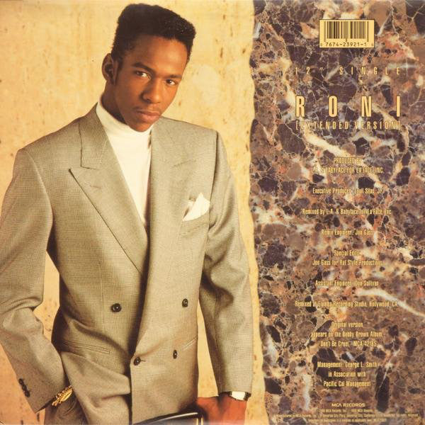Bobby Brown : Roni (Extended Version) (12", Single)