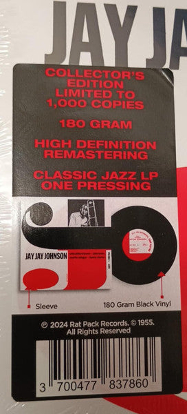Jay Jay Johnson* : The Eminent Jay Jay Johnson Volume 1 (LP, Comp, RE)