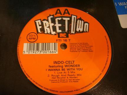 Indo-Celt : Close To You / I Wanna Be With You (12")