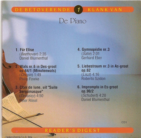Various : De Piano (CD, Comp)
