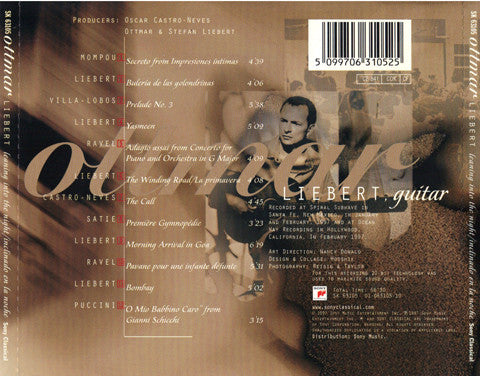 Ottmar Liebert : Leaning Into The Night/Inclinado  En La Noche (CD, Album)