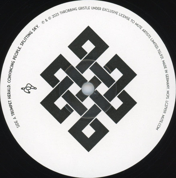 Throbbing Gristle : Live At The Volksbühne, Berlin. New Year's Eve 2005 (2xLP, Album)