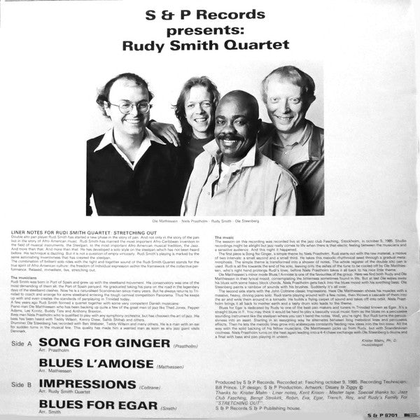 Rudy Smith Quartet : Stretching Out (LP)