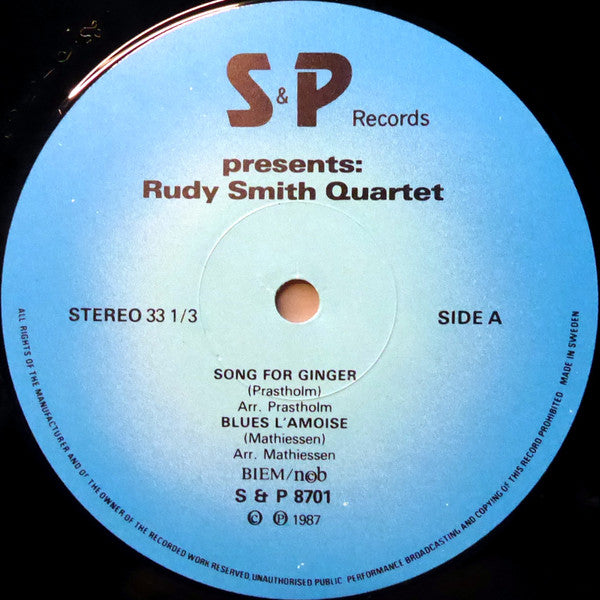 Rudy Smith Quartet : Stretching Out (LP)