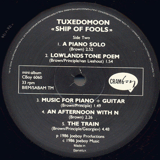 Tuxedomoon : Ship Of Fools (LP, MiniAlbum)