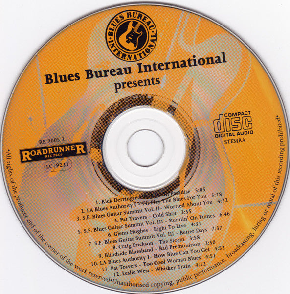 Various : Blues Bureau International Presents (CD, Comp)