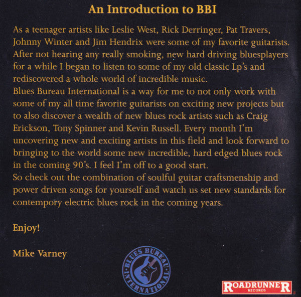 Various : Blues Bureau International Presents (CD, Comp)