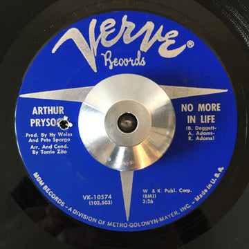 Arthur Prysock : No More In Life / A Working Man's Prayer (7")