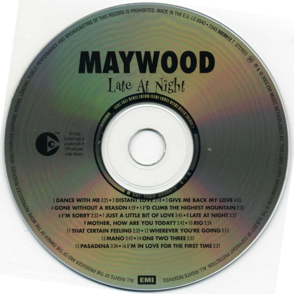 Maywood : Late At Night (CD, Comp, Copy Prot.)