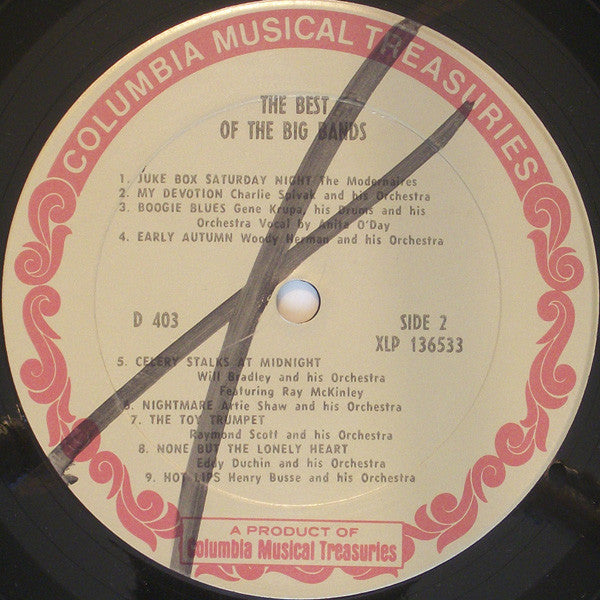 Various : The Best Of The Big Bands (2xLP, Comp, Mono)
