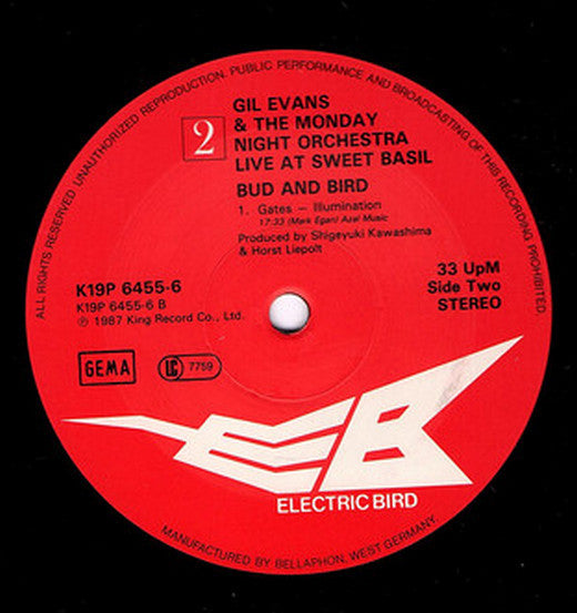 Gil Evans &  The Monday Night Orchestra : Bud And Bird (Live At Sweet Basil) (2xLP, Album)