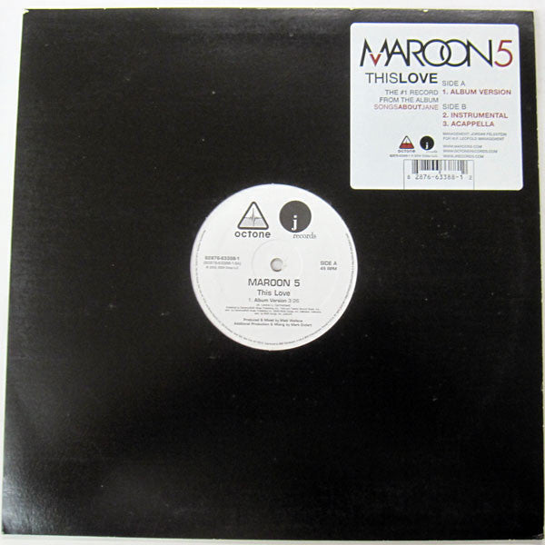 Maroon 5 : This Love (12")