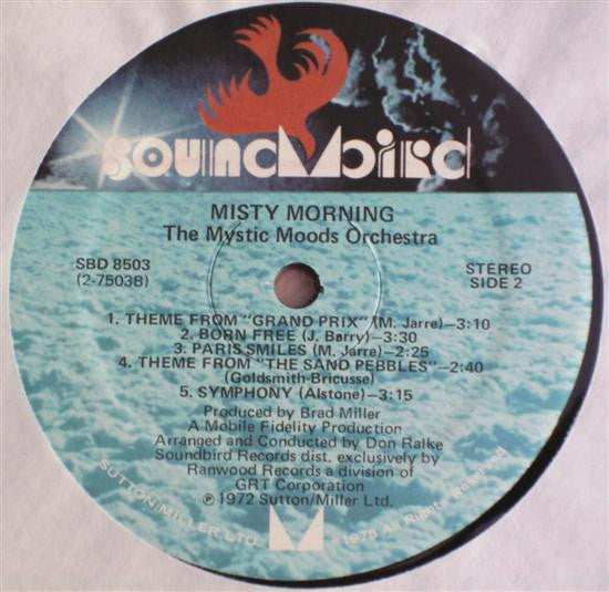 The Mystic Moods Orchestra : Misty Morning (LP, Album, RE)