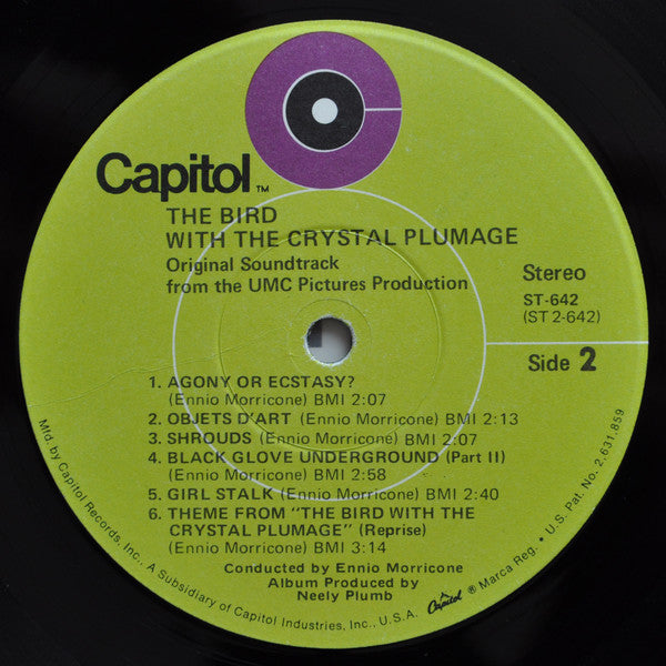 Ennio Morricone : The Bird With The Crystal Plumage (LP)