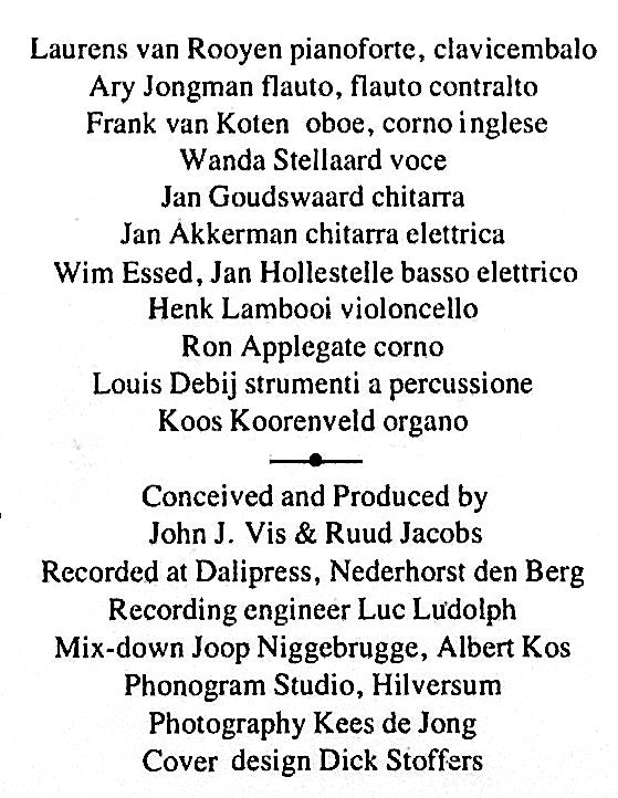 Laurens van Rooyen & Domenico Scarlatti : Laurens van Rooyen & Scarlatti (LP, Album)