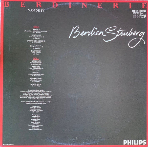 Berdien Stenberg : Berdinerie (LP, Album)