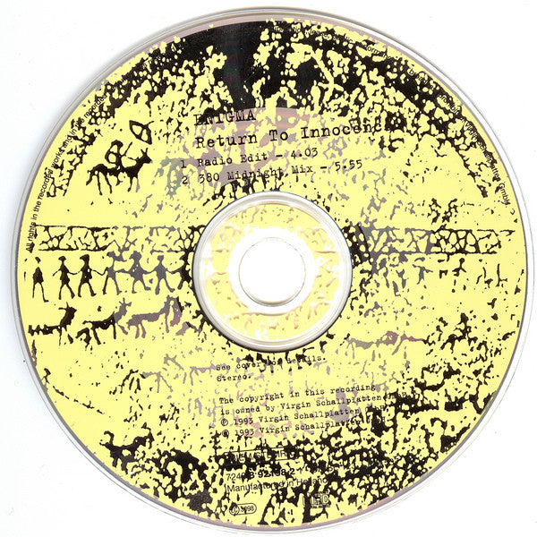 Enigma : Return To Innocence (CD, Single, Car)