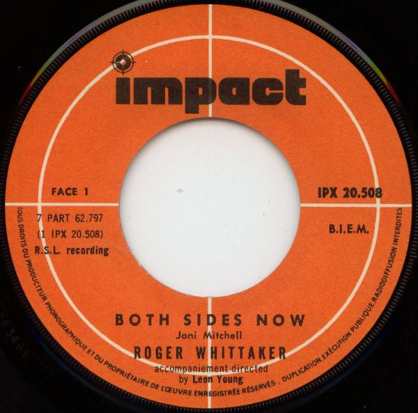 Roger Whittaker : Both Sides Now / Whistle Stop (7", Single)