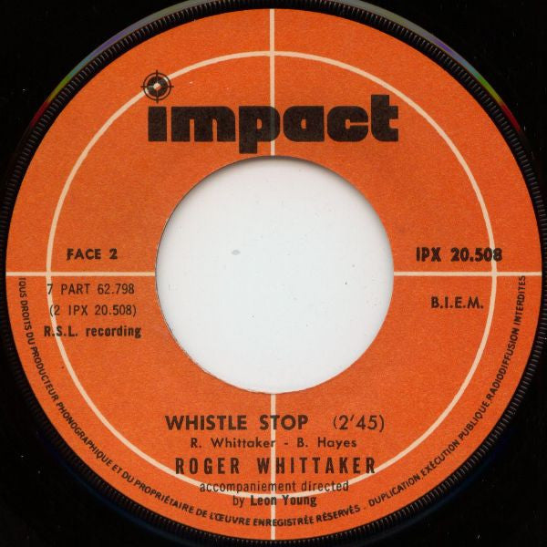 Roger Whittaker : Both Sides Now / Whistle Stop (7", Single)