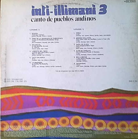 Inti-Illimani* : Inti-Illimani 3 - Canto De Pueblos Andinos (LP, Album, Gat)