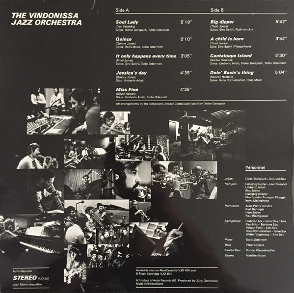 The Vindonissa Jazz Orchestra : Soul Lady (LP)