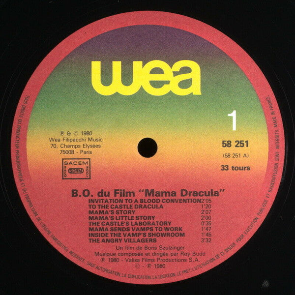 Roy Budd : Mama Dracula (LP, Album)