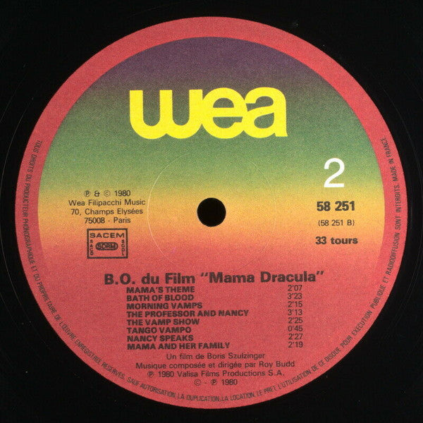 Roy Budd : Mama Dracula (LP, Album)