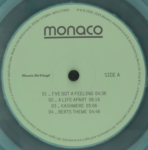 Monaco : Monaco (2xLP, Album, Ltd, Num, RE, Gre)