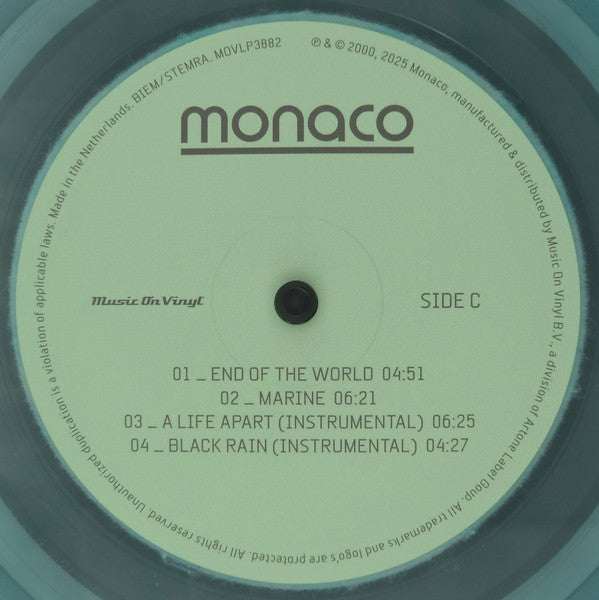 Monaco : Monaco (2xLP, Album, Ltd, Num, RE, Gre)