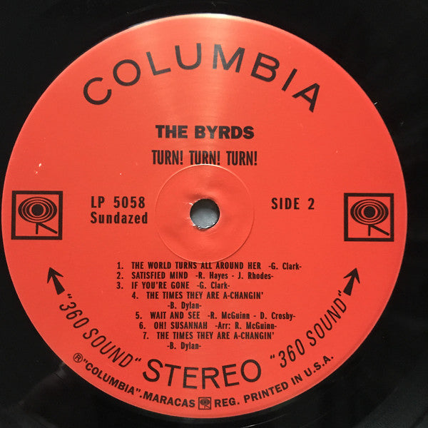 The Byrds : Turn! Turn! Turn! (LP, Album, RE, 180)