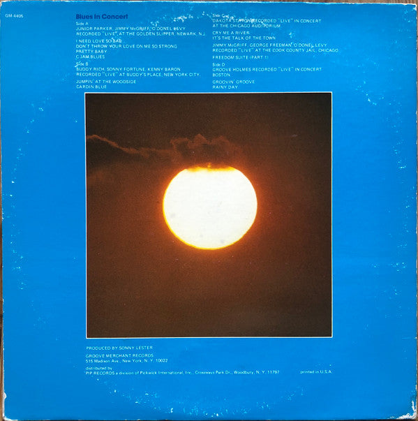 Various : Blues In Concert - Groove Giants (2xLP, Comp, Gat)