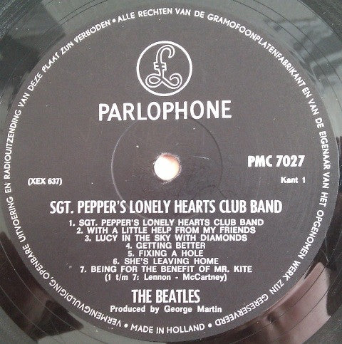Beatles* : Sgt. Pepper's Lonely Hearts Club Band (LP, Album, Mono, Gat)